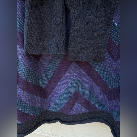 New- Free People Chevron Sweater button down long sleeve - Picture 4 of 10